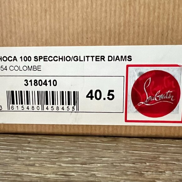 Christian Louboutin Shoes | Choca 100 Platinum | Size 40.5 - Picture 6 of 8